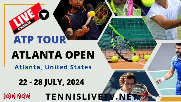 ATP Atlanta Open Semi-Final Tennis Live Stream 2024