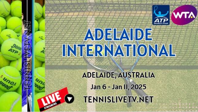 Adelaide International Day 1 Tennis Live Streaming 2025