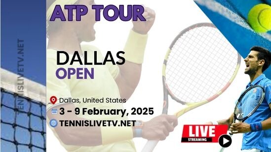 ATP Dallas Open Day 1 Tennis Live Stream 2025