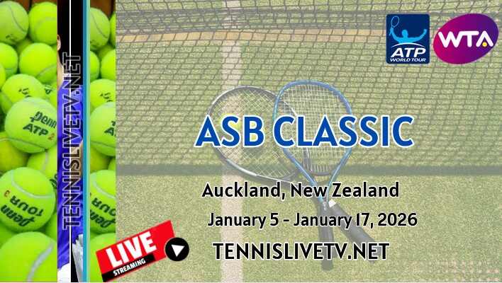 ASB Classic Tennis Live Stream Schedule Players How To Watch