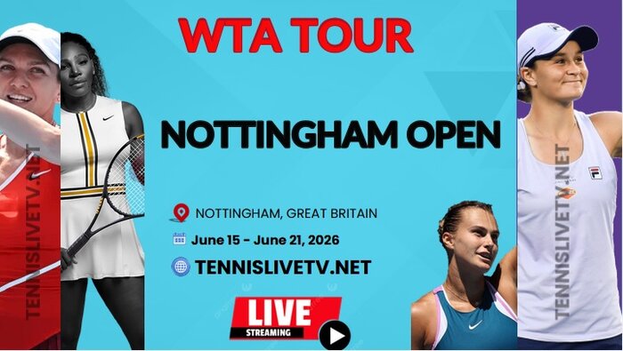 How To Watch WTA Rotheay Open Nottingham Tennis Live Stream